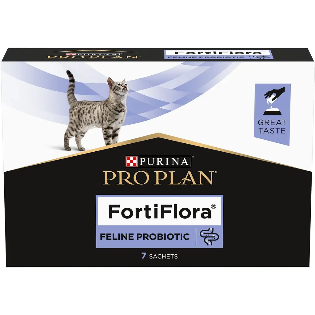 Пробіотик Purina Pro Plan FortiFlora для дорослих котів та кошенят для підтримання нормальної міклофлори шлунково-кишкового тракту 7 г (7 шт. x 1 г) - фото 2