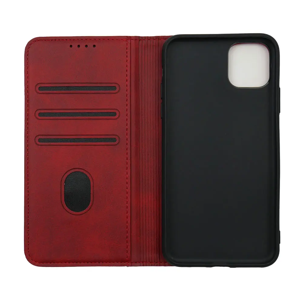 Чохол-книжка Premium Iphone 11 Pro Max Dark Red - фото 2