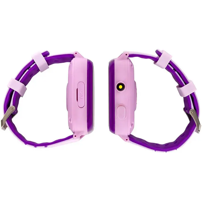 Дитячий водонепроникний смарт-годинник AmiGo GO005 4G WIFI Thermometer Purple [59324] - фото 3