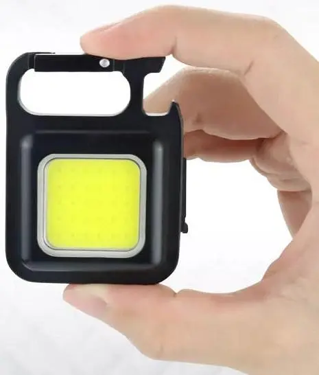 Багатофункціональний акумуляторний LED ліхтарик-брелок - фото 4