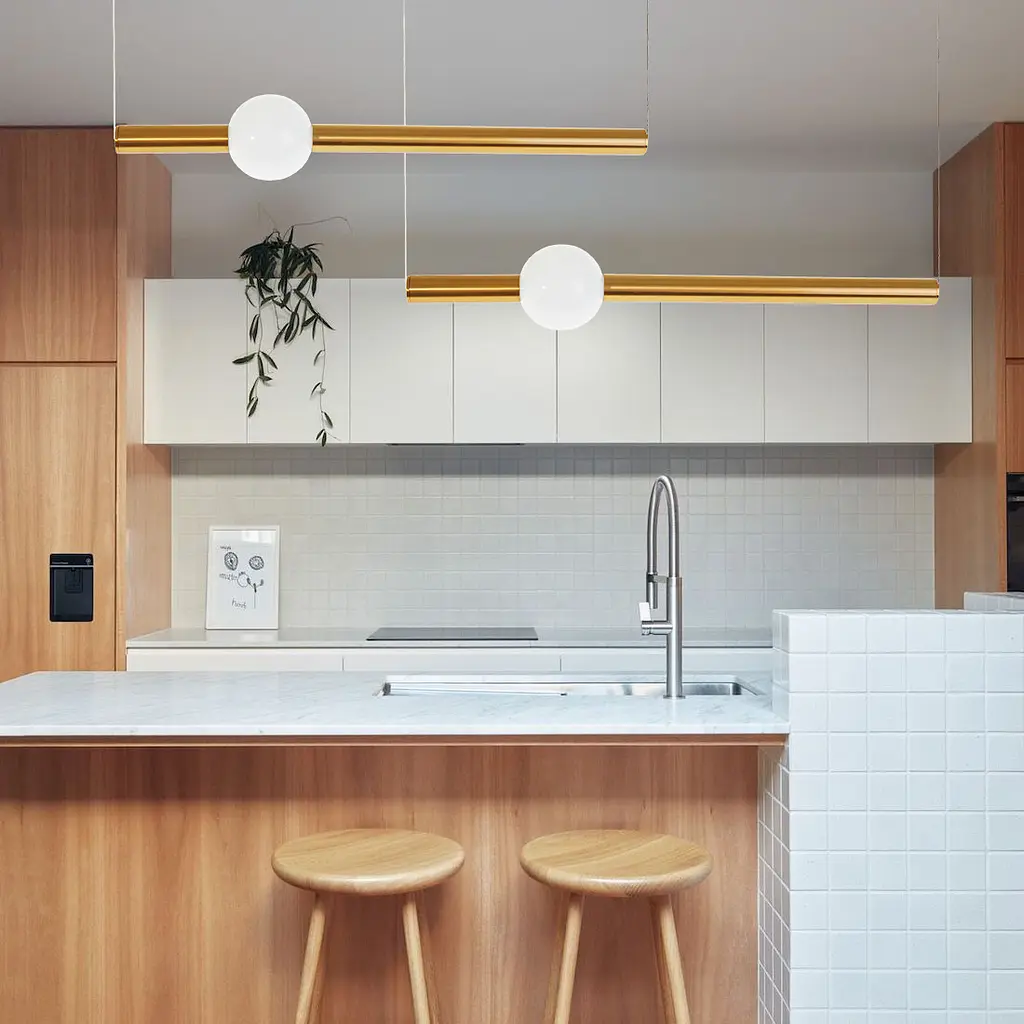 Люстра Brille лофт молекула подвесная LED 10W NW WH/G (BL-903S/1) - фото 2