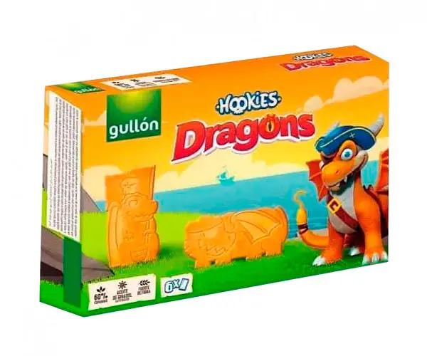 Печиво Gullon Hookies Dragons 330 г