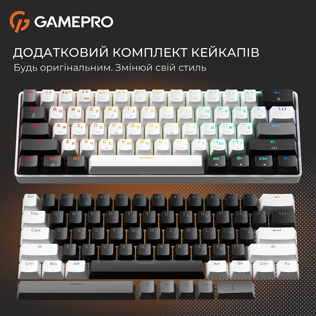 Клавіатура GamePro Genesis Infinity MK130BW White [140414] - фото 10