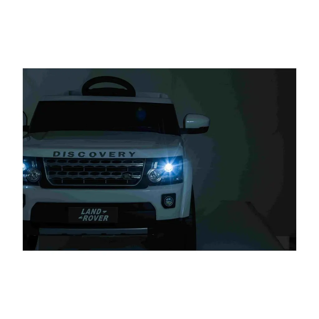 Електромобіль Ramiz Land Rover Discovery 12 В на пульті керування, White (PA.BDM0927.BIA) - фото 2