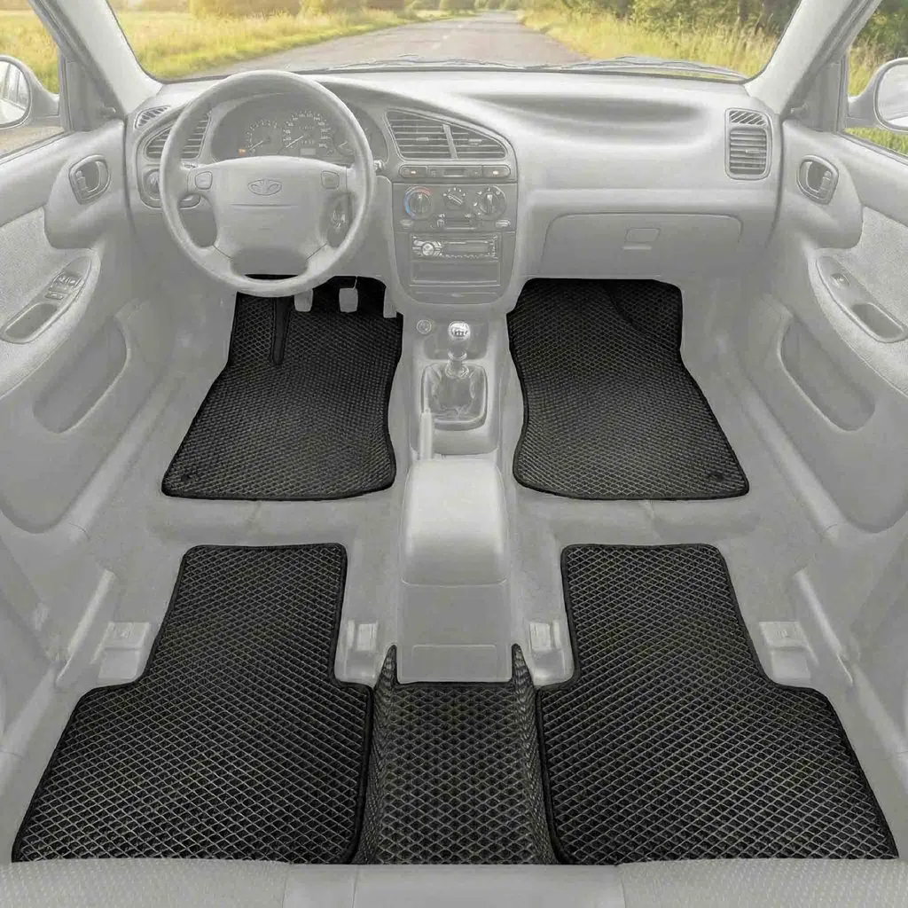 Килимки в салон EVA для Daewoo Lanos 1996-2010 Повний комплект 5 шт