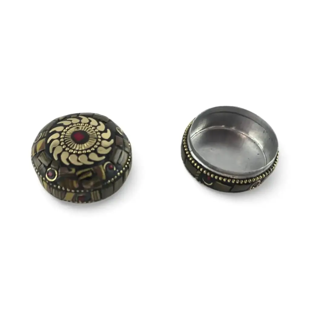 Скринька металева з коралами 3.2х4.7 см - фото 4