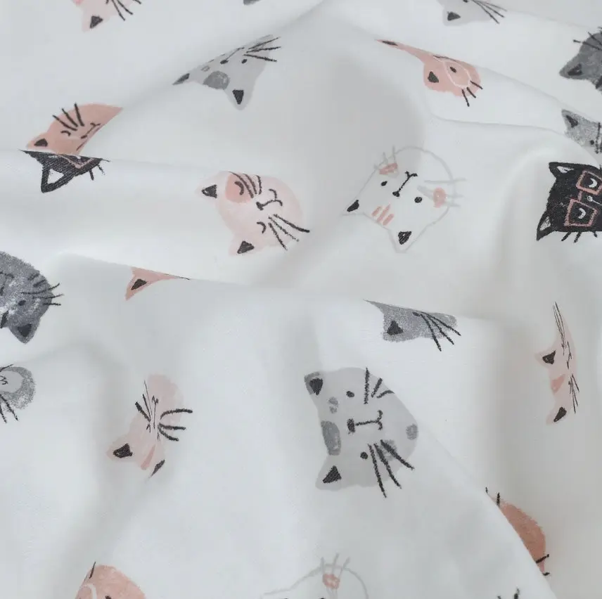 Простирадло на резинці в дитяче ліжечко 60х120 фланель PLAYFUL CATS COSAS (4822052499191) - фото 7