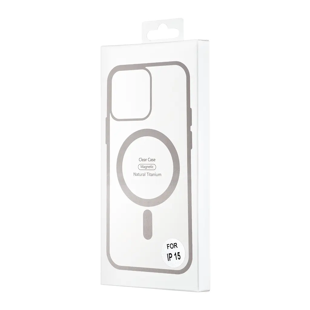 Чохол Color Edge with MagSafe iPhone 15 Natural Titanium - фото 2