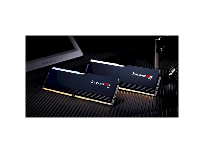 Пам'ять для настільних комп'ютерів G.Skill 32 GB (2x16GB) DDR5 6000 MHz Ripjaws M5 RGB Black (F5-6000J3238F16GX2-RM5RK) - фото 4