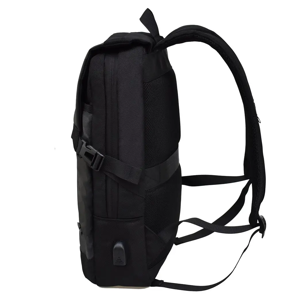 Рюкзак міський Semi Line USB 15 Black (L2007), Чорний - фото 2