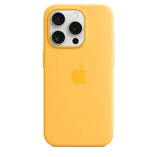 Силиконовый чехол CasePro Silicone Case with MagSafe Sunshine для iPhone 15 Pro Max - фото 3