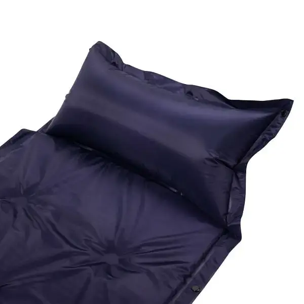 Надувной матрас Lugi автоматический 175х60х2 см с подушкой фиолетовым SJ-0028-1V - фото 3