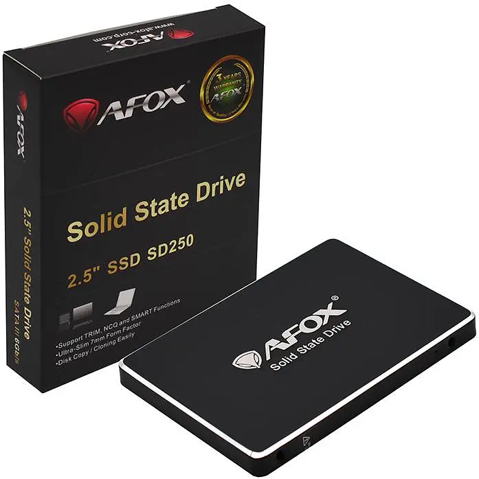 SSD 512 ГБ AFox 2.5 SATA III 3D NAND, розничная упаковка - фото 6