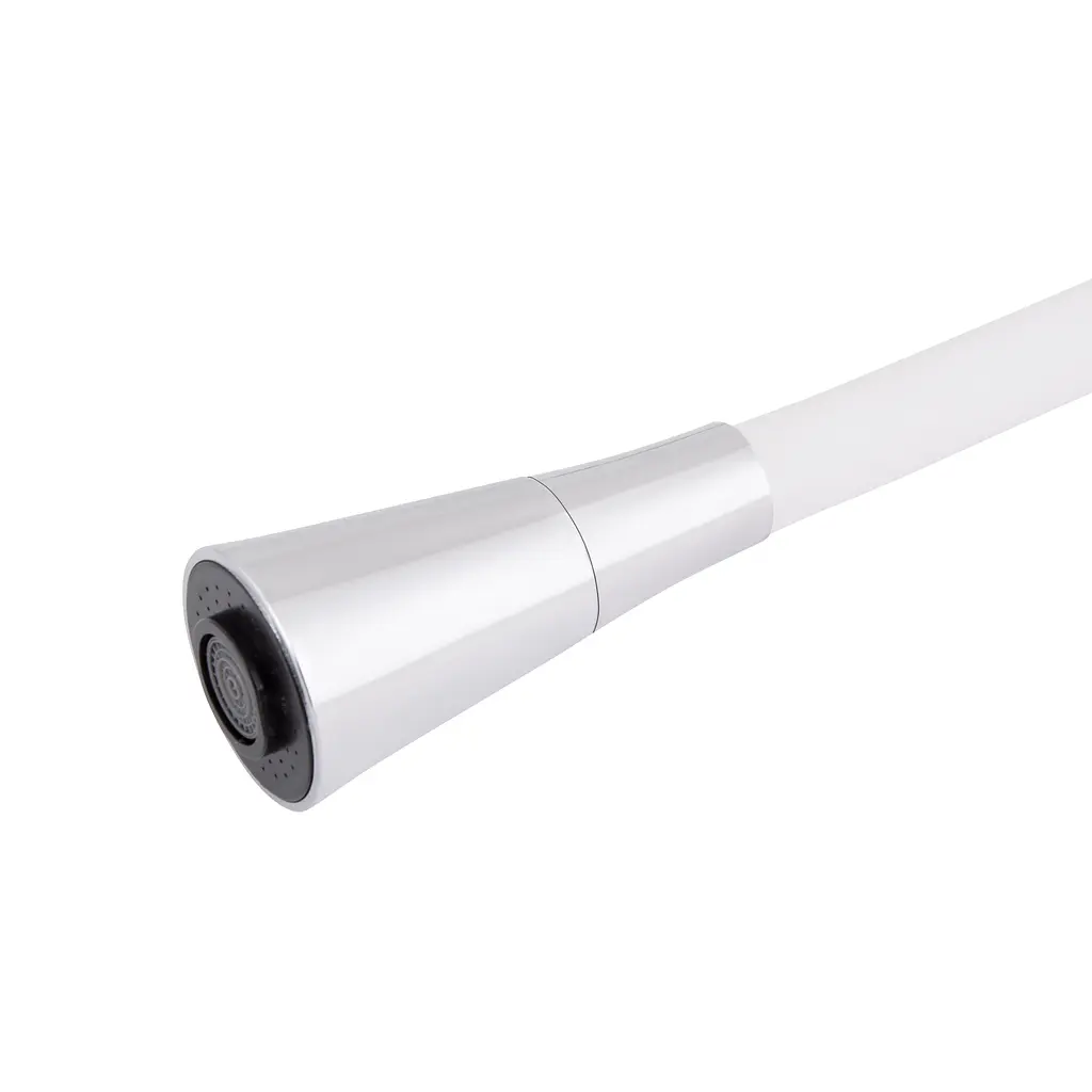 Змішувач для кухні Lidz Tani 008F3 з гнучким виливом (k40) LDTAN008F3WCR37037 White / Chrome - фото 4
