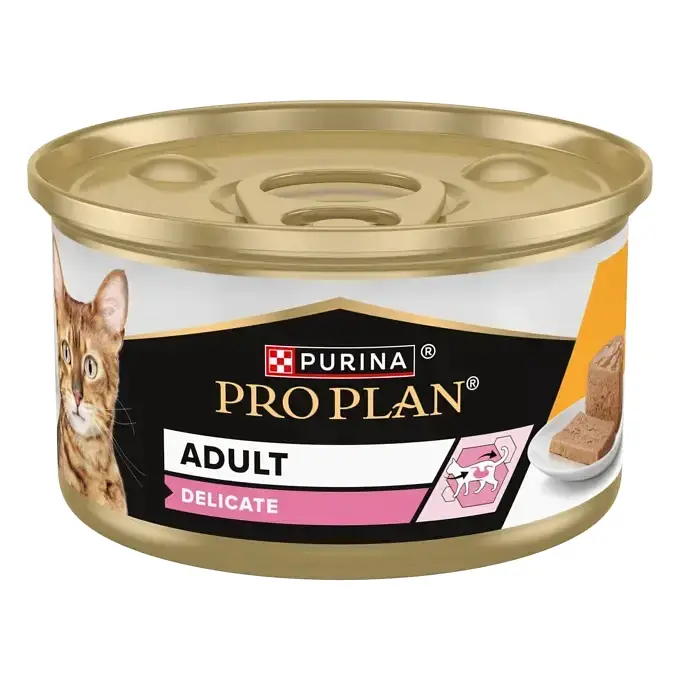 Влажный корм Purina Pro Plan для взрослых кошек с чувствительным пищеварением, мусс с курицей 12х85 г - фото 5