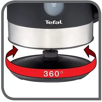Електрочайник Tefal Snow Strix 1.7 л пластик сріблясто-чорний (KO330830) - фото 3