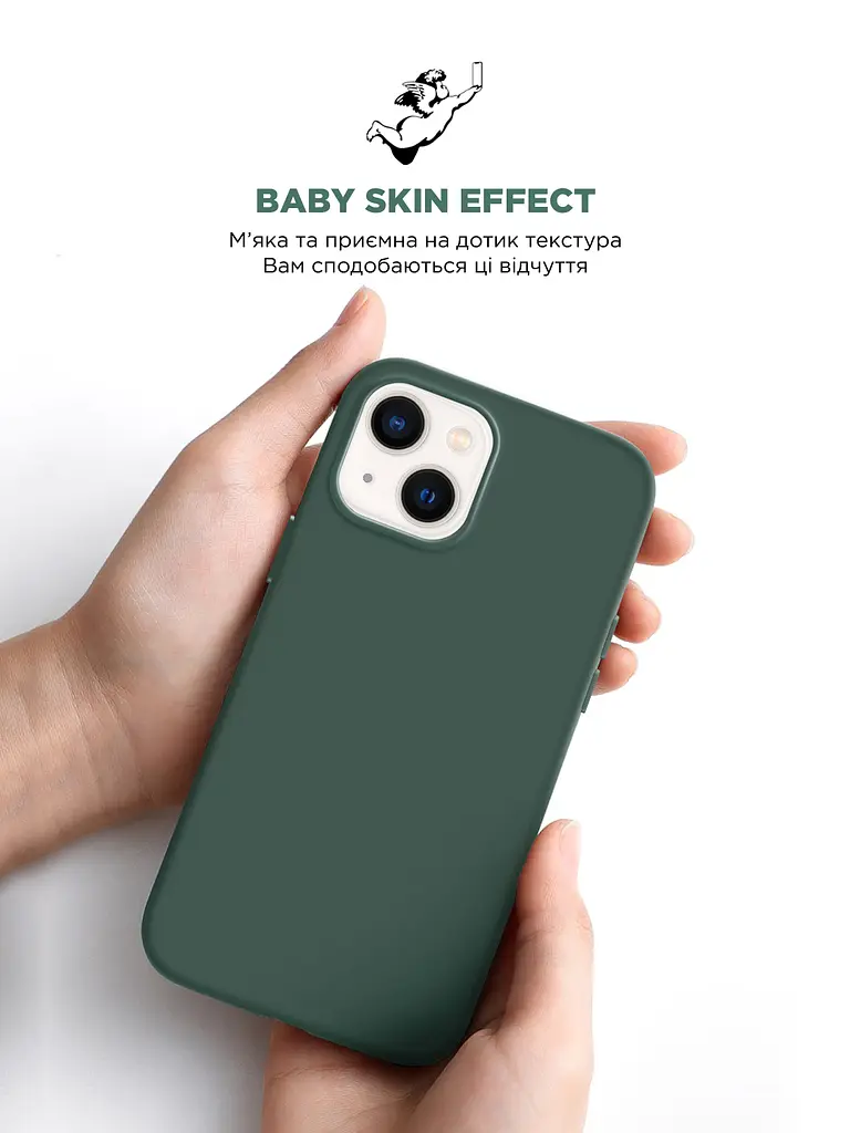 Силиконовый чехол с MagSafe для Apple iPhone 15, ICON2 MagCase, зеленый, противоударный, панель с мягкой подкладкой, защита всего корпуса, поддержка беспроводной зарядки, совместим с защитными стеклами и пленками, ArmorStandart (ARM72731) - фото 8