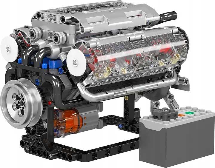 Конструктор двигун Mould King V8 Engine бензиновий восьмициліндровий мотор 10088s для дітей та дорослих 535 деталей - фото 6