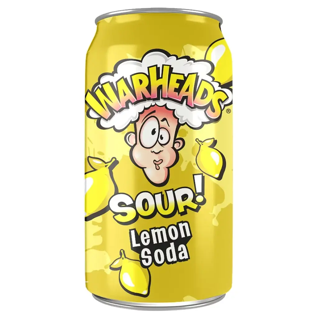 Кислий газований напій Warheads Sour Lemon 355 мл