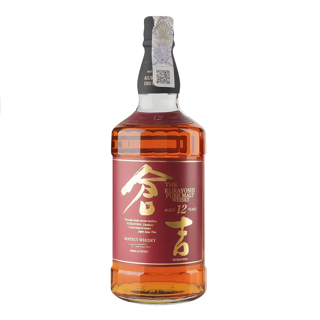 Віскі The Kurayoshi 12 yo Japanese Pure Malt Whisky в подарунковій упаковці 43% 0.7 л - фото 2