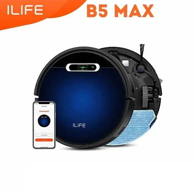 Робот-пилосос iLife B5 Max Wi-Fi 2000pa 600мл 2 в 1 - фото 2