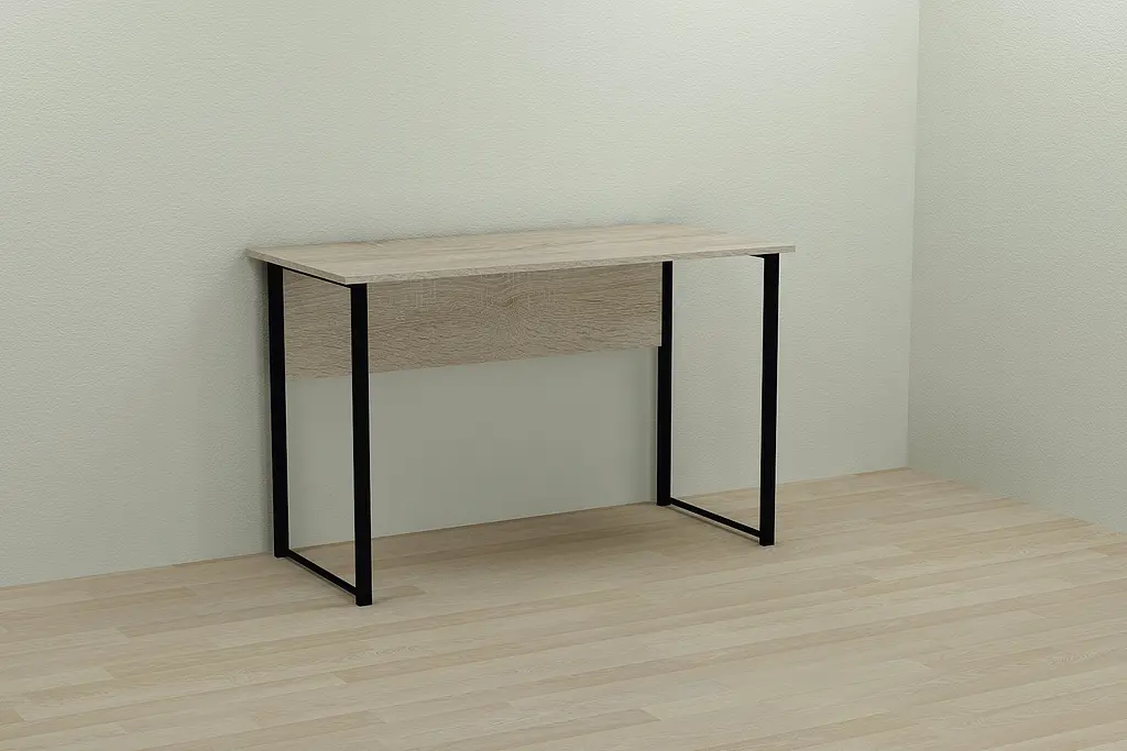 Комп'ютерний стіл Ferrum-decor Курт 75x100x70 чорний ДСП Дуб Сонома 16мм (FRD-103927) - фото 6