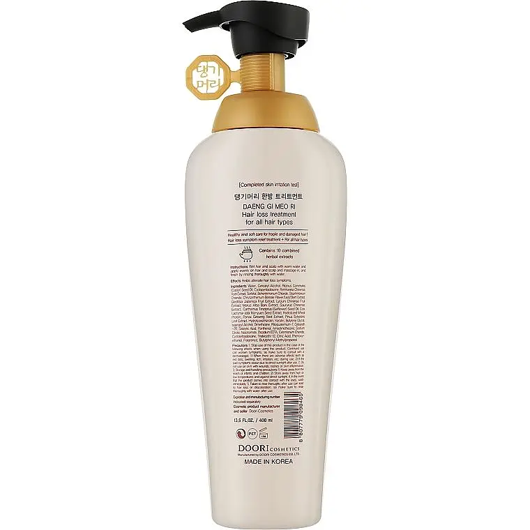Кондиціонер Daeng Gi Meo Ri Hair loss care treatment for all hair types 400 мл - фото 2