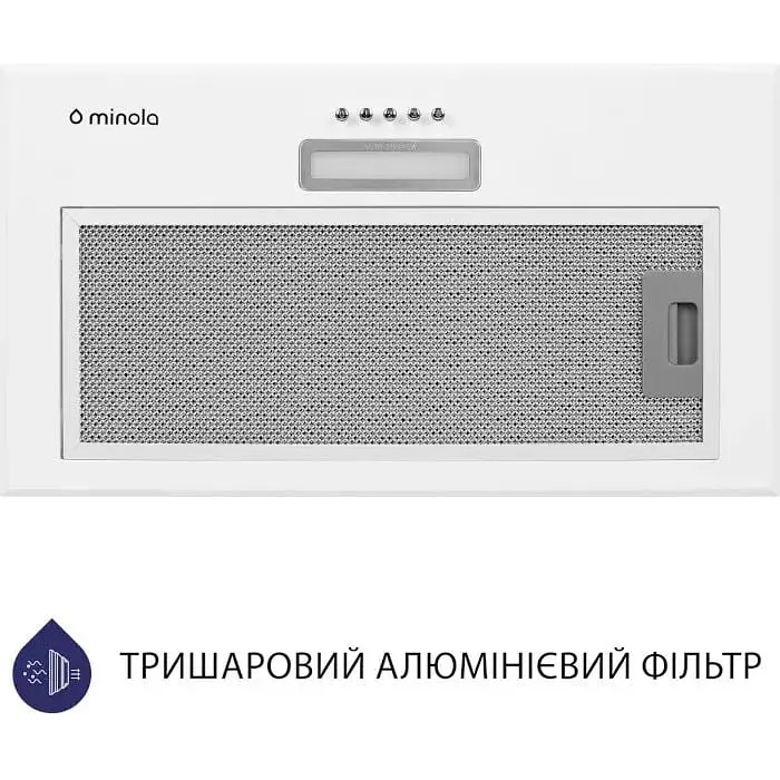 Витяжка Minola HBI 5614 WH 1000 LED вбудована - фото 3