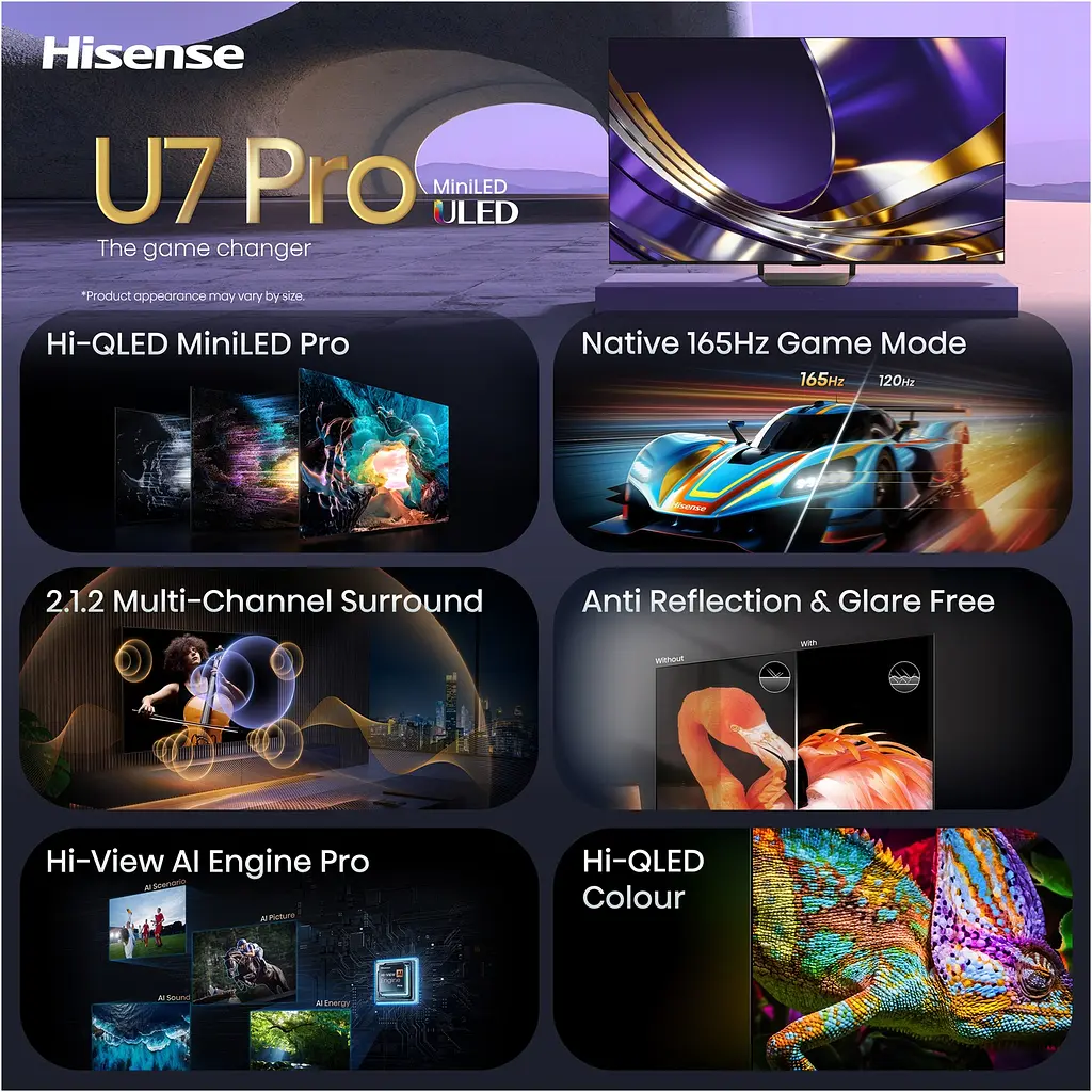 LED-телевізор Hisense 65U7S PRO (7263494) - фото 2