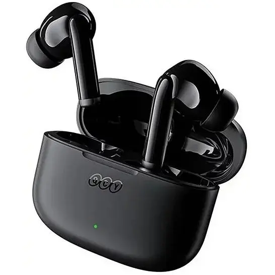 Бездротові навушники QCY T19 TWS Black - фото 4