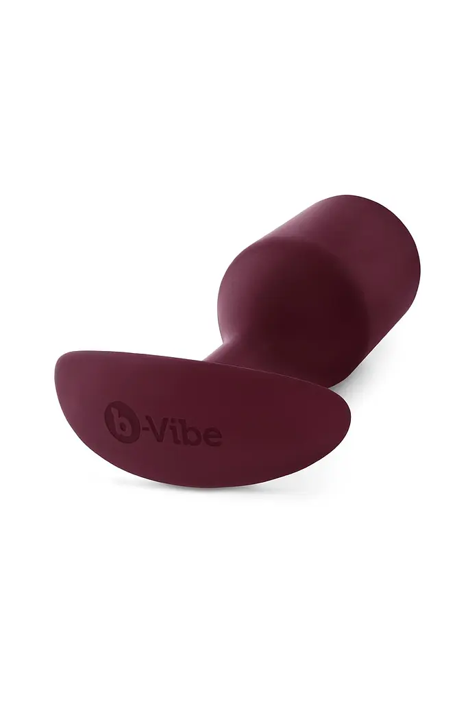Анальна пробка B-Vibe Snug Plug 5, 16 см (бордовий) - фото 4