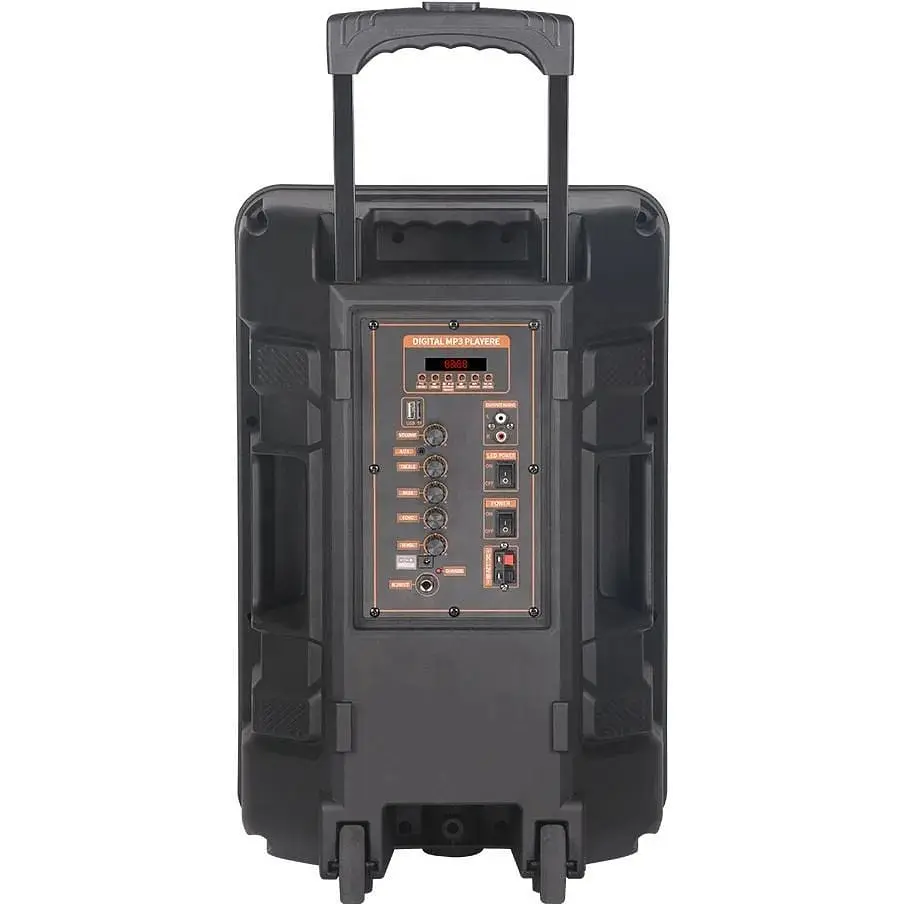 Портативна колонка бумбокс XPRO NDR-2612 валіза 30Вт USB SD FM радіо Bluetooth 1 мікрофон ДК (MER-15683) - фото 4