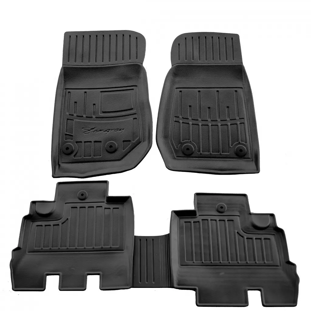 Комплект 3D килимків в салон Jeep Wrangler JK 5 doors 2007-2018 Джип