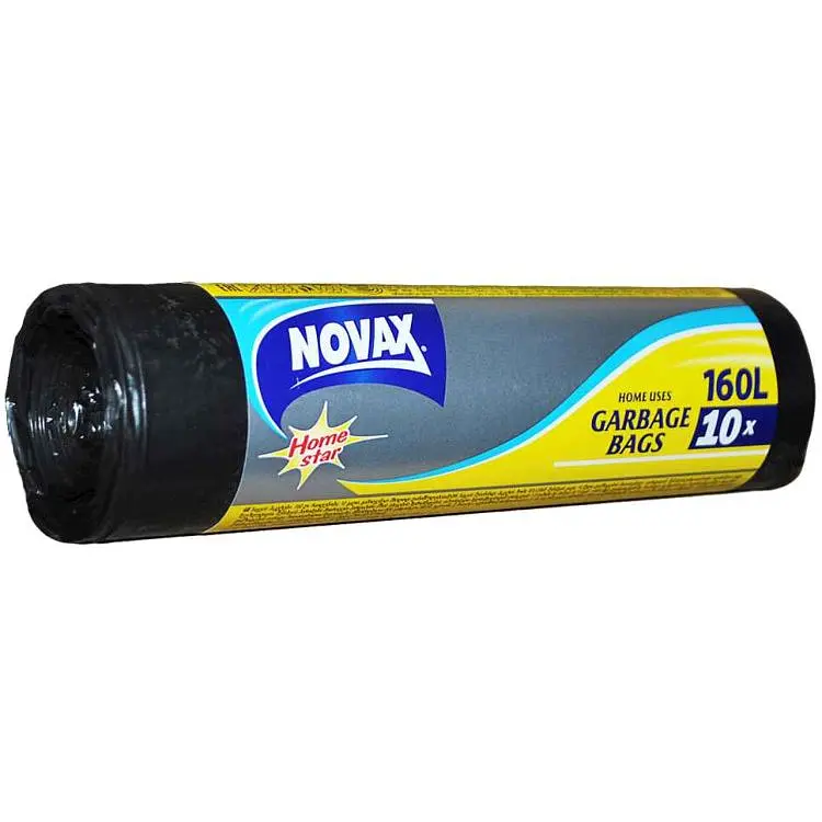 Пакети для смiття NOVAX 160л 10шт 8692
