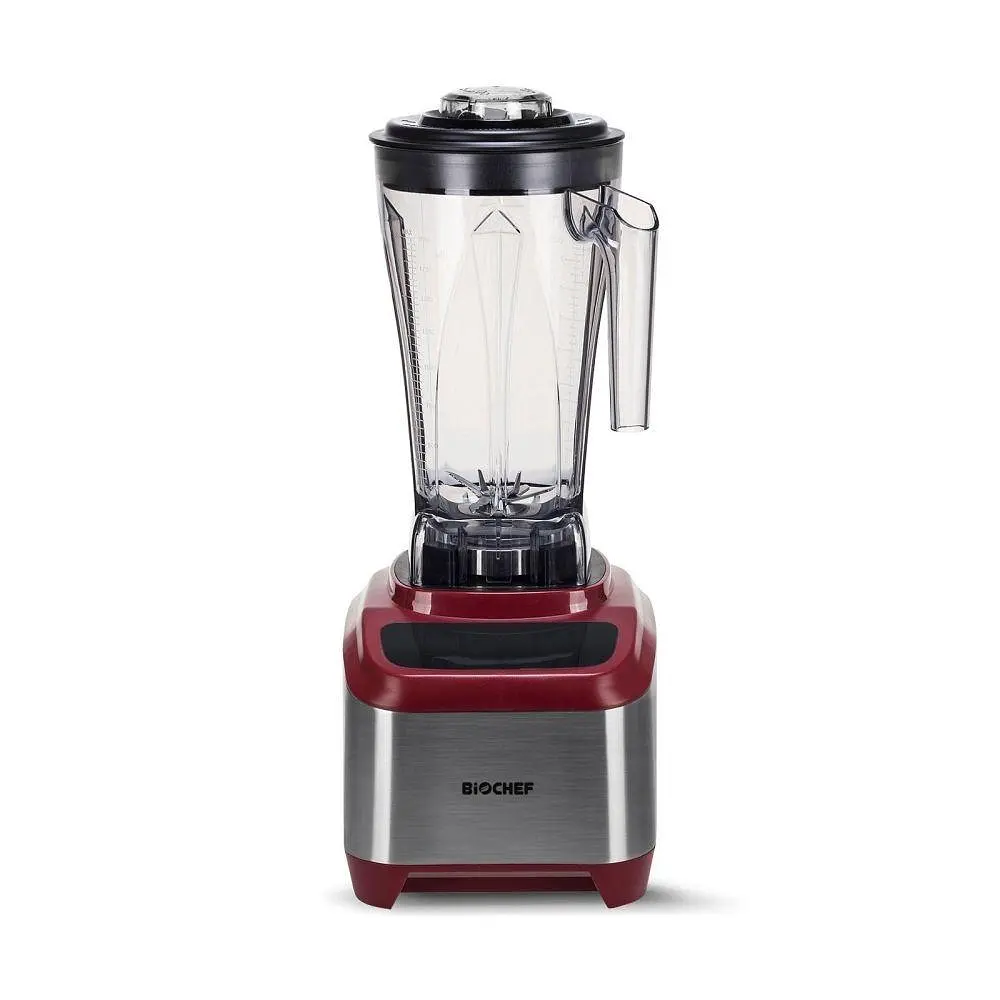 Блендер профессиональный BioChef Atlas Power Blender(Stainless Steel) самый бесшумный супер блендер, красный - фото 2
