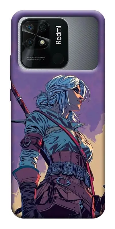 TPU чохол Demsky The witcher ciri для Xiaomi Redmi 10C