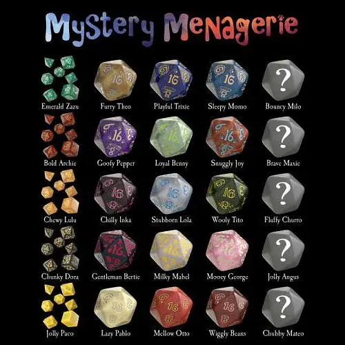 Набір кубиків Q-Workshop Mystery Managerie Dice Pack (BMDS01) - фото 3