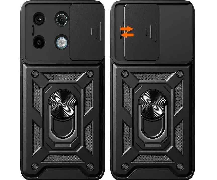 Панель BeCover Military для Poco X6 Black (711006) - фото 2