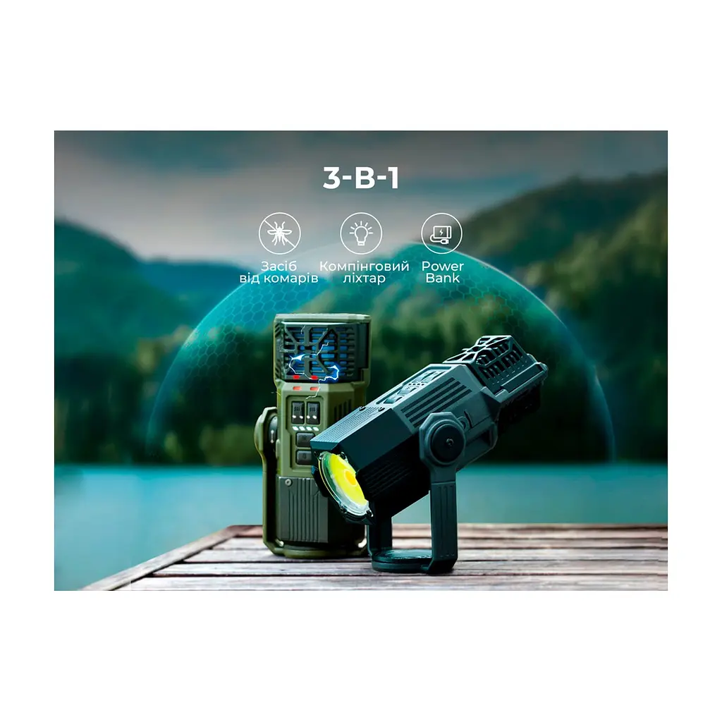 Ліхтар Flextail антимоскітний Flextail Evo Repel, зелений (ER4800-GN-i) - фото 9