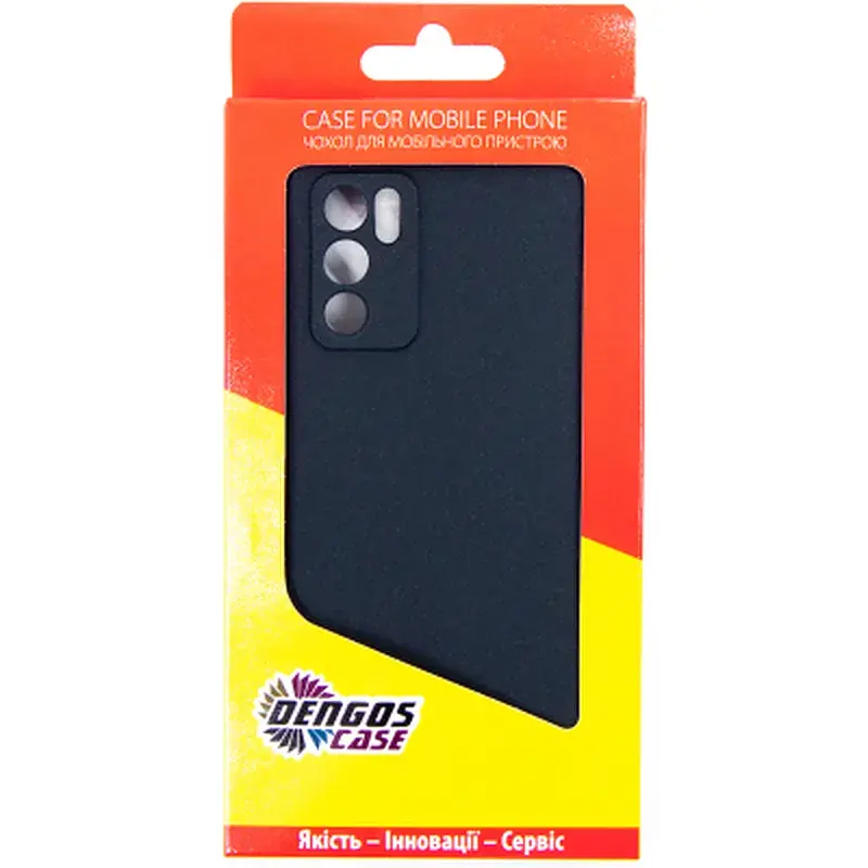 Чохол до мобільного телефона Dengos Carbon OPPO A54s (black) - фото 4