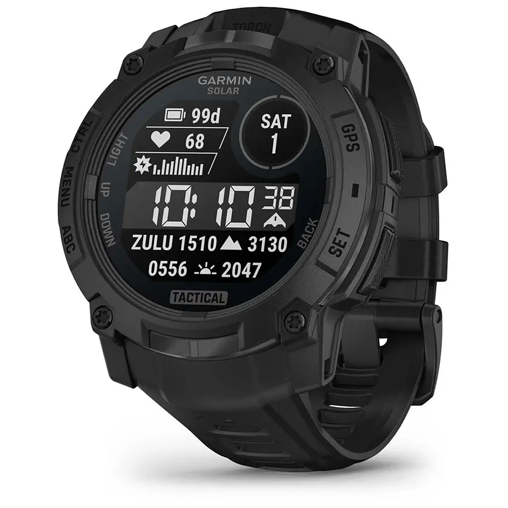 Смарт-годинник Garmin Instinct 3, Tactical, Solar, 50mm, Black,GPS смарт-годинник (010-02935-50) - фото 2