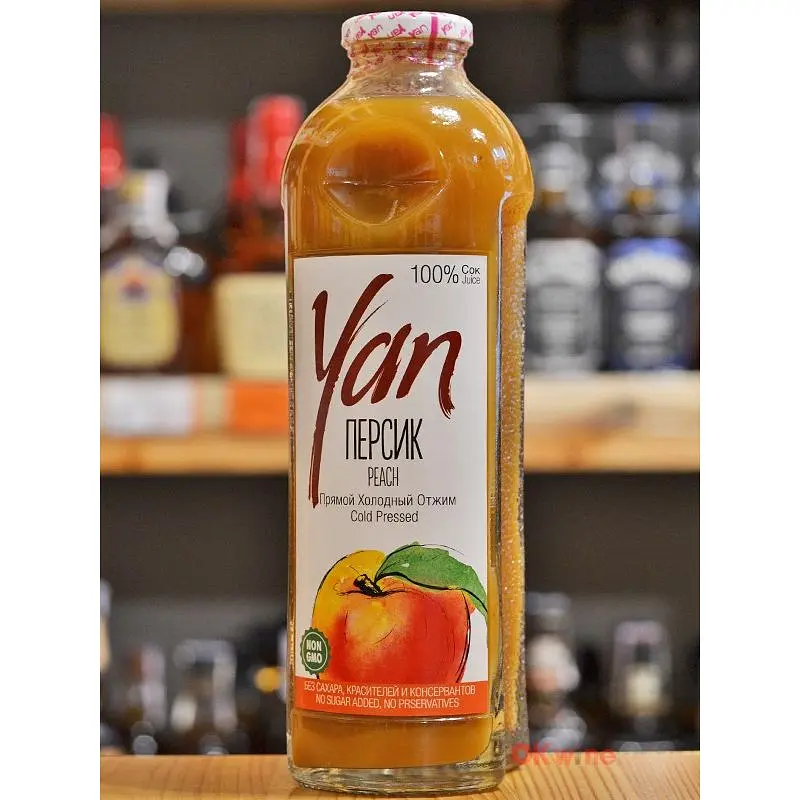 Сік Yan персиковий без цукру 930 мл - фото 2