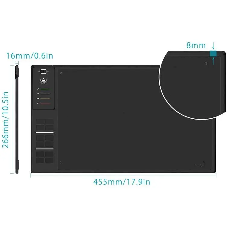 Графічний планшет Huion Giano WH1409 V2 [WH1409V2] [65905] - фото 8