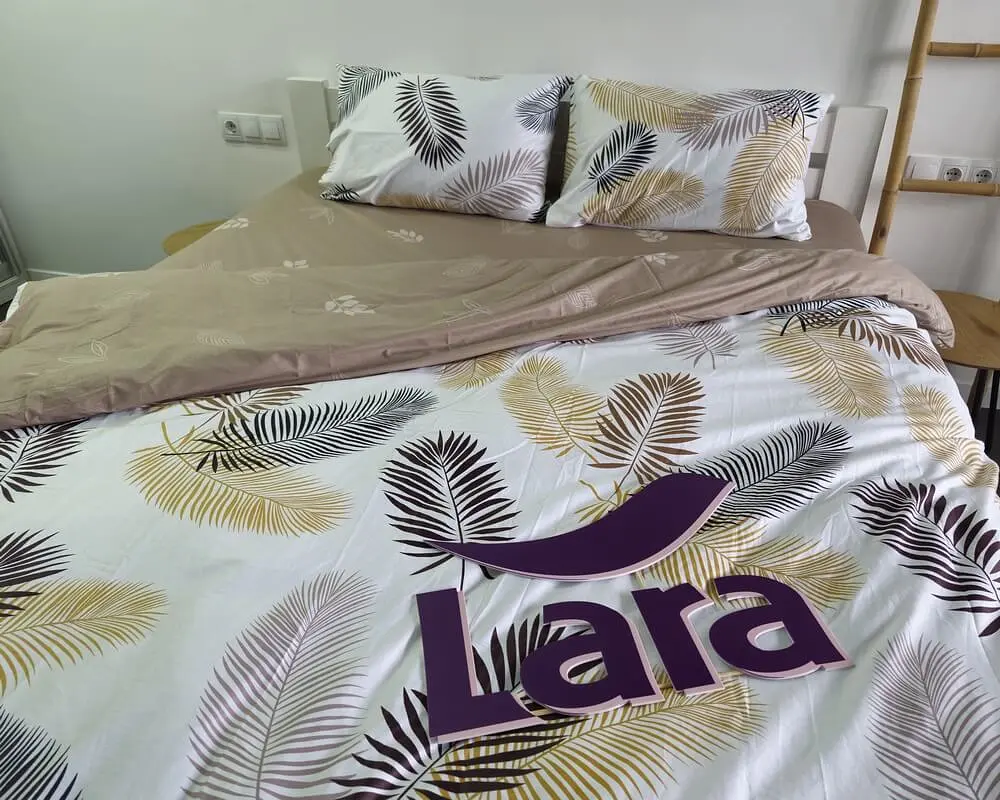 Постільна білизна LARA сатин d13236е євро 200х220 см - фото 5