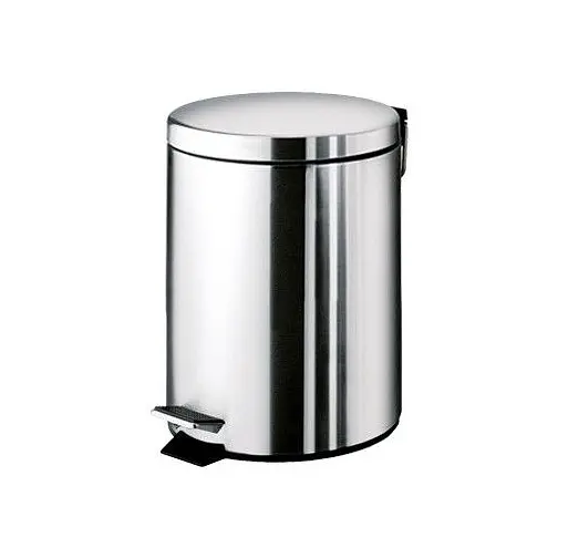 Відро для сміття Gedy Argenta 3л з педаллю (2609-13) Хром - фото 2