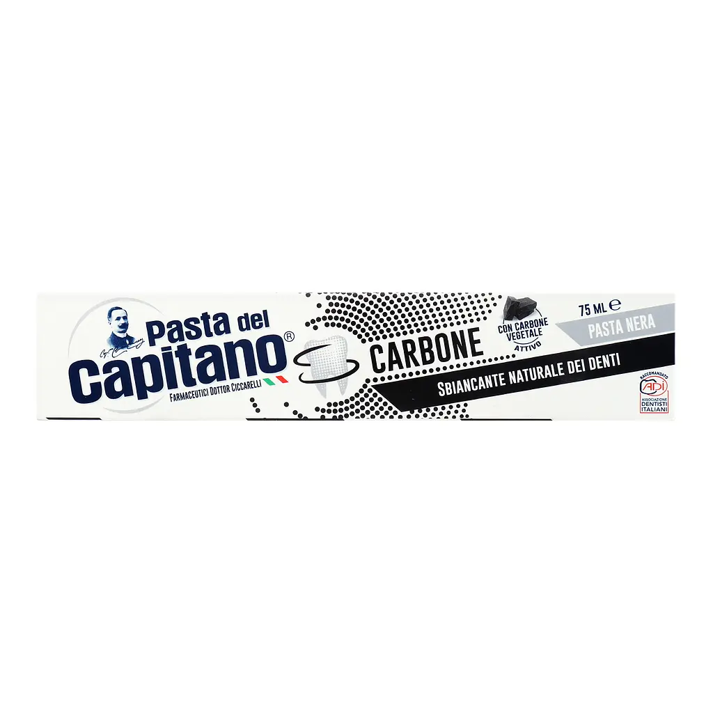 Зубна паста Pasta Del Capitano Carbone, 75 мл - фото 3