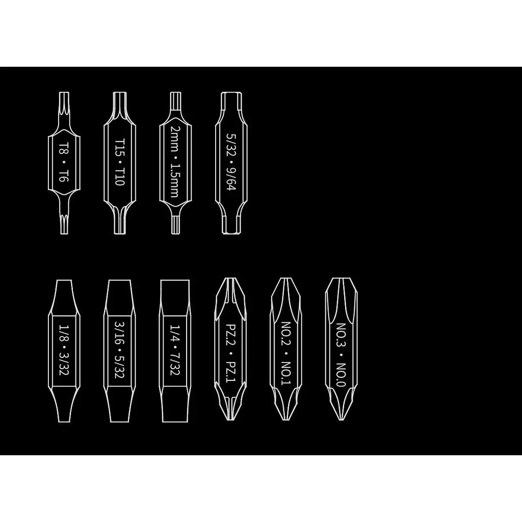 Набір біт для викруток NexTool Flagship Captain та Pocket tool (NE20296) [144329] - фото 6