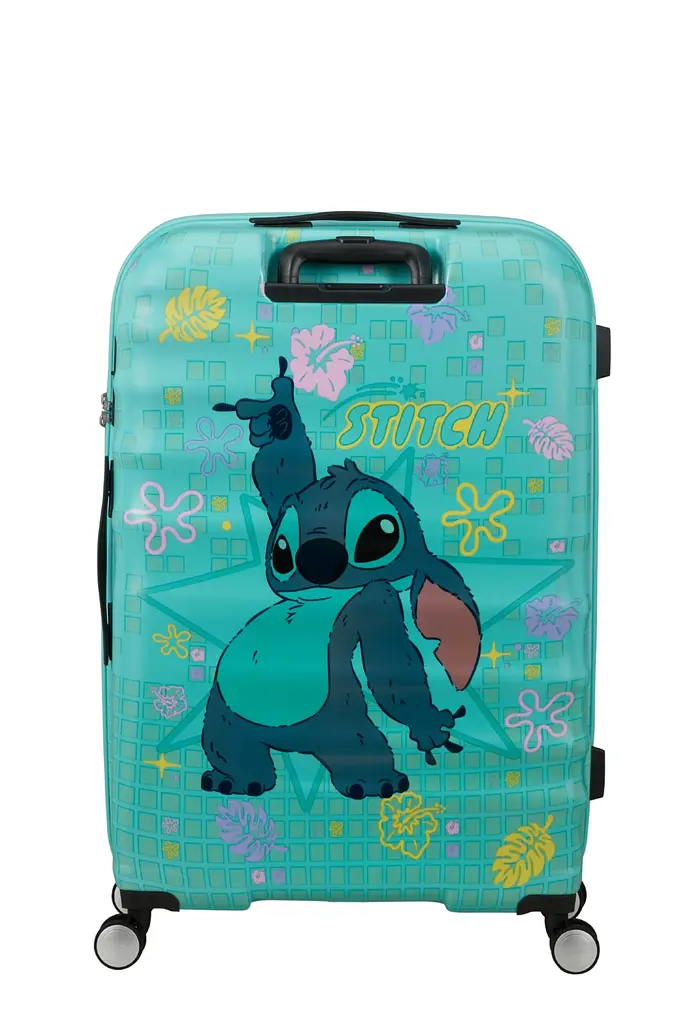 Чемодан American Tourister WAVEBREAKER DISNEY 77 см STITCH FLOWER 77х52х29 31C*57021 - фото 3