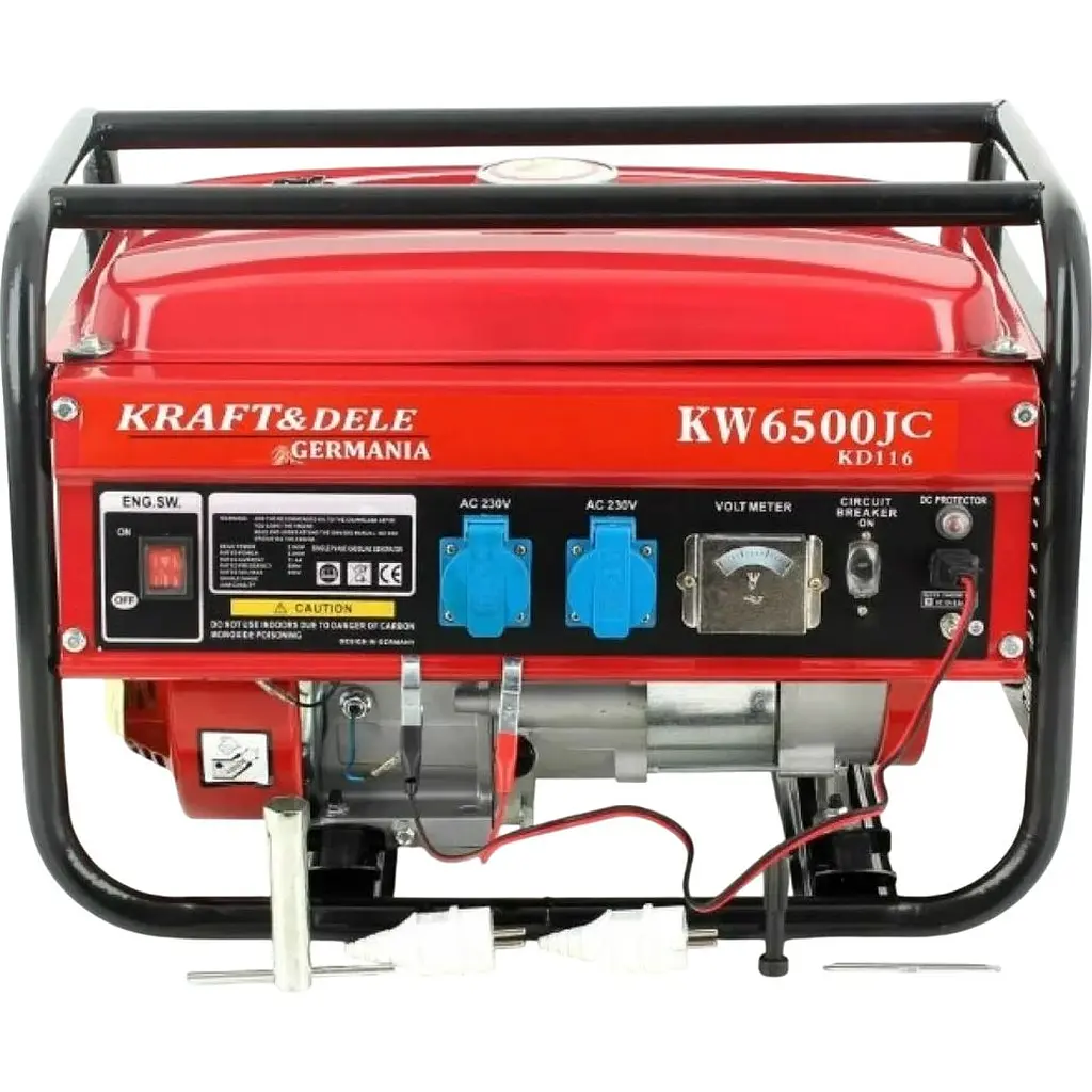 Генератор бензиновий Kraft&Dele KW-6500JC (KD-116) [157553] - фото 7