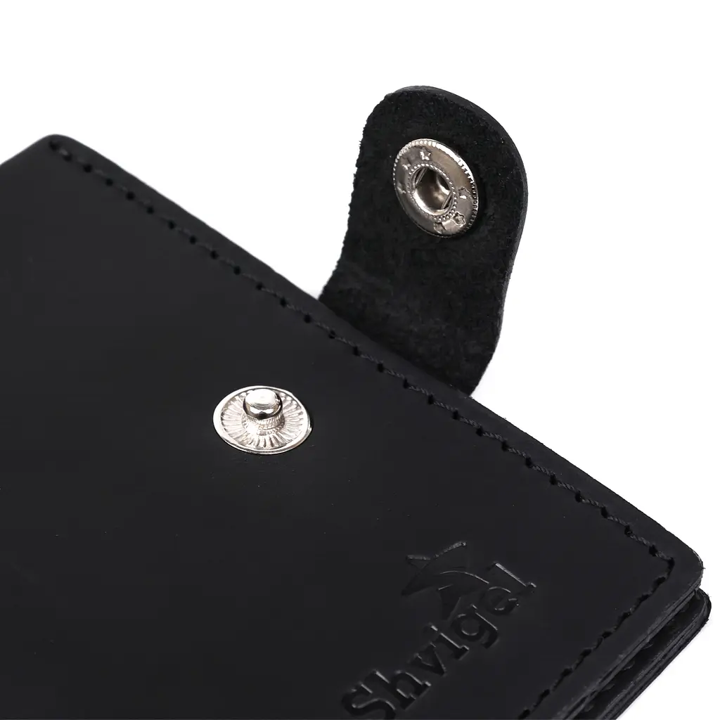 Кожаное портмоне мужское SHVIGEL 8,5х10х1 см acs0022436 - фото 5